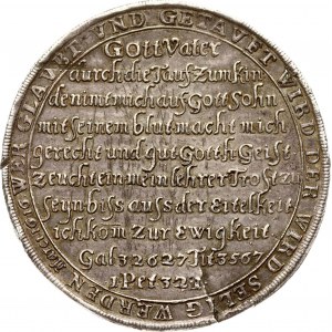 Germany Saxe-New-Gotha Taler 1670 Baptism