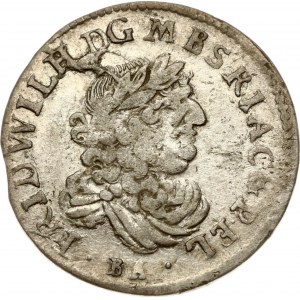Germania Brandeburgo-Prussia 6 Groscher 1686 BA