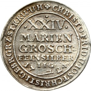Germany Stolberg-Stolberg 24 Mariengroschen 1724 IIG