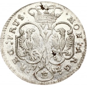 Německo Prusko 6 Groscher 1752 E S