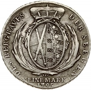 Germany Saxony Taler 1795 IEC Ausbeute
