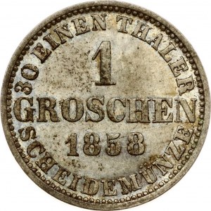 Germany Hannover 1 Silbergroschen 1858 B
