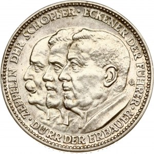 Germany Weimar Republic Medal On the airship's world tour Graf Zeppelin 1929