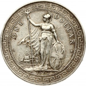 Großbritannien Handels-Dollar 1902 B