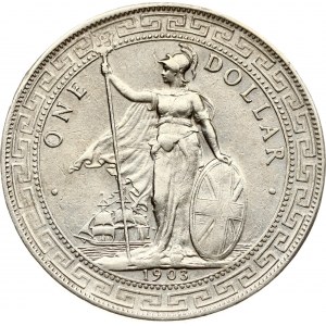 Great Britain Trade Dollar 1903 B