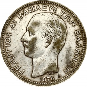 Grèce 5 Drachmai 1875 A