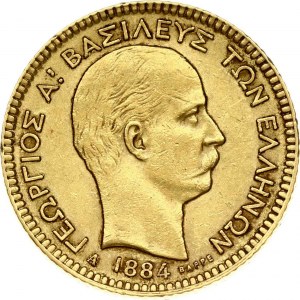 Greece 20 Drachmai 1884A