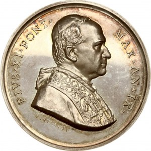 Italy Vatican Medal Anno IX (1930) Constitution Anniversary