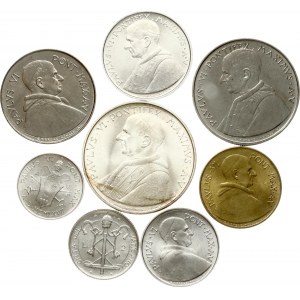 Italia Città del Vaticano 1 - 500 Lire 1967 Set di 8 monete