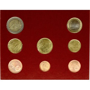 Italia Città del Vaticano 1 Euro Cent - 2 Euro 2004 R Set di 8 monete