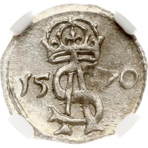 Lithuania Dwudenar 1570 Vilnius NGC MS 62