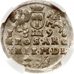 Lithuania Trojak 1596 Vilnius (RR) NGC MS 62