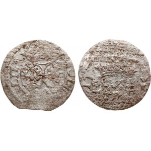 Litauen Szelag 1618 &amp; 1619 Vilnius Lot von 2 Münzen