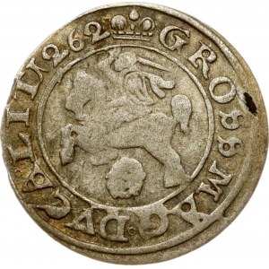 Lithuania Grosz 1262 Vilnius Wrong date (RRR)