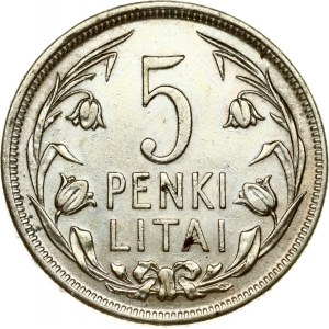 Lithuania 5 Litai 1925