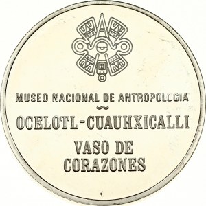 Mexico Medal National Museum of Anthropology Vase of Hearts
