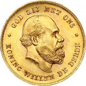 Netherlands 10 Gulden 1875