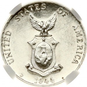 Philippines 10 Centavos 1944 D NGC MS 61
