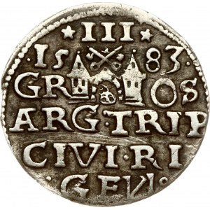 Poland Trojak 1583 Riga