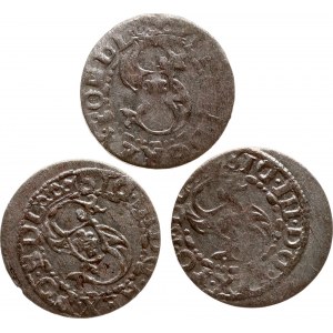 Poland Szelag 1618 Riga Lot of 3 coins
