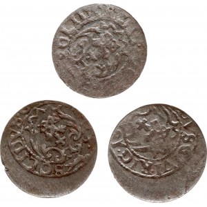Poland Szelag 1618 Riga Lot of 3 coins