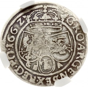 Poland Szostak 1662 GBA Lwow (R1) NGC VF DETAILS