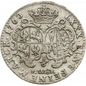 Saxony ⅙ Taler 1763 FwoF