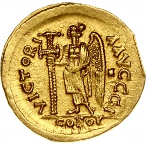 Eastern Roman Empire Solidus ND (476-491) VICTORIA AVGGGI; CONOP