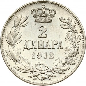 Serbia 2 Dinara 1912