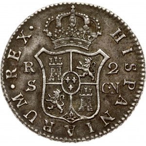 Spain 2 Reales 1808 SCN