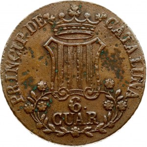 Hiszpania Katalonia 6 Cuartos 1846