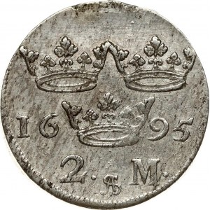 Schweden 2 Mark 1695