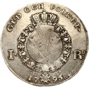 Švédsko Riksdaler 1795 OL