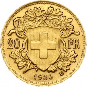 Switzerland 20 Francs 1930 B