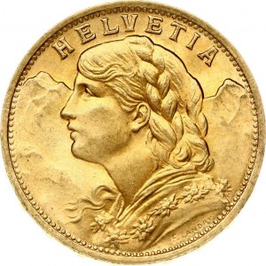 Switzerland 20 Francs 1935L-B
