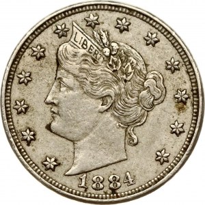 USA 5 centov 1884