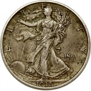 USA ½ Dollar 1918 S