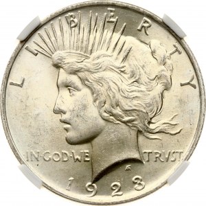 USA Frieden Dollar 1923 NGC MS 63