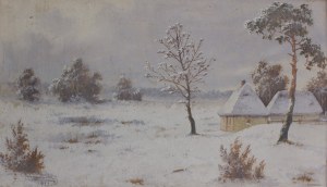 Józef Guranowski, Pejzaż zimowy [Chaty]