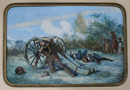 Jan Rosen Śmierć kpt. Orlikowskiego pod Majdankiem 23 maja 1831 roku