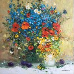 Tetiana RUSAKOVA (b. 1952), Flowers of the summer, 2025