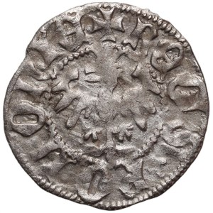 Władysław Jagiełło 1386-1434, półgrosz, Kraków, bez sygnatur