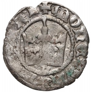 Władysław Jagiełło 1386-1434, półgrosz, Kraków, sygnatura N