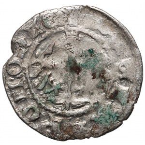 Władysław Jagiełło 1386-1434, półgrosz, Kraków, sygnatura N