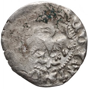 Władysław Jagiełło 1386-1434, półgrosz, Kraków, bez sygnatur