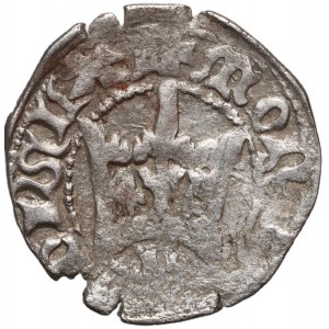 Władysław Jagiełło 1386-1434, półgrosz, Kraków, sygnatura N