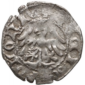 Władysław Jagiełło 1386-1434, półgrosz, Kraków, sygnatura N