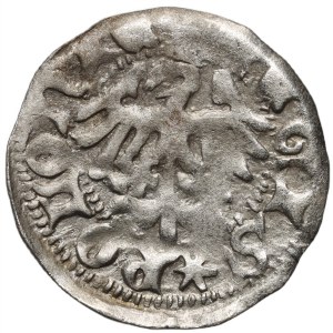 Władysław Jagiełło 1386-1434, półgrosz, Kraków, sygnatura N