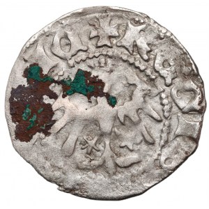 Władysław Jagiełło 1386-1434, półgrosz, Kraków, bez sygnatur