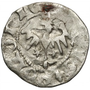 Władysław Jagiełło 1386-1434, półgrosz, Kraków, bez sygnatur